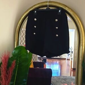 High Waisted Button Front Shorts